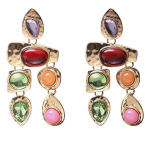 crystal drop earrings H39